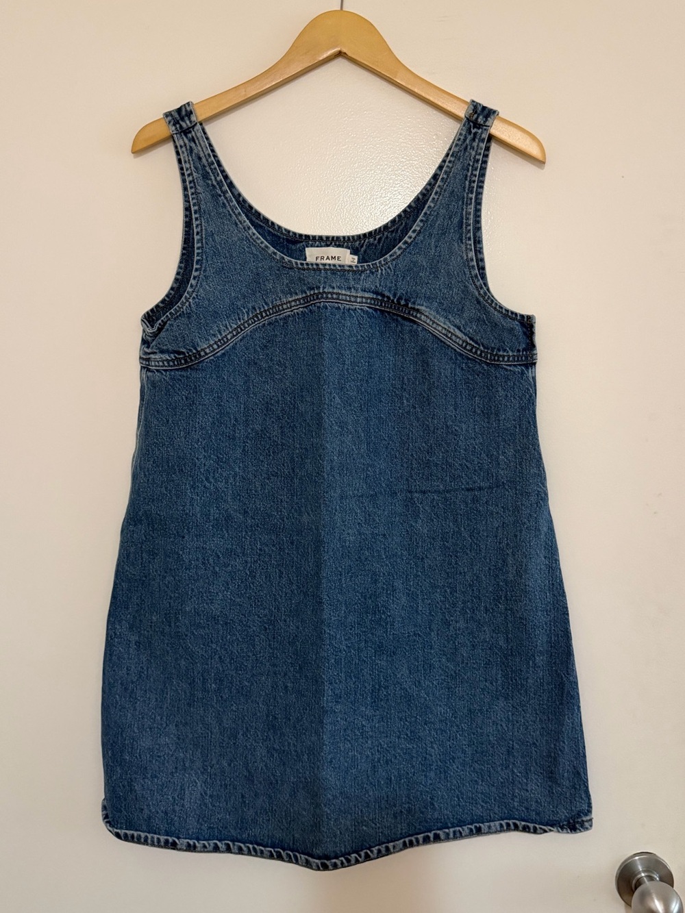 Frame Denim Pinafore Dress